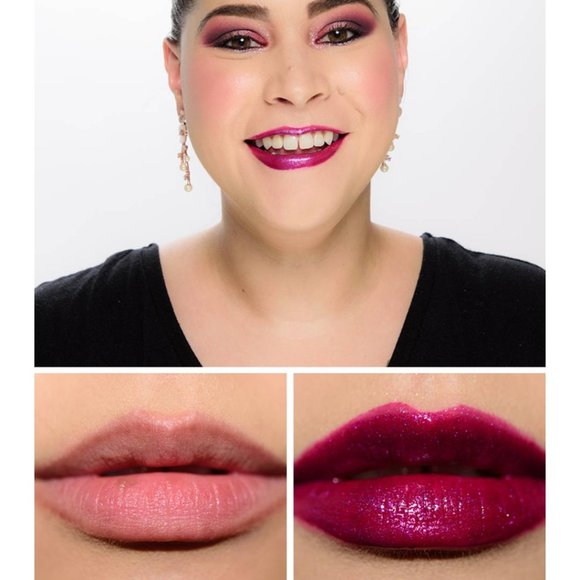 Too Faced Tutti Frutti Juicy Fruits Comfort Lip Glaze in Plum Crazy! - Picture 4 of 4